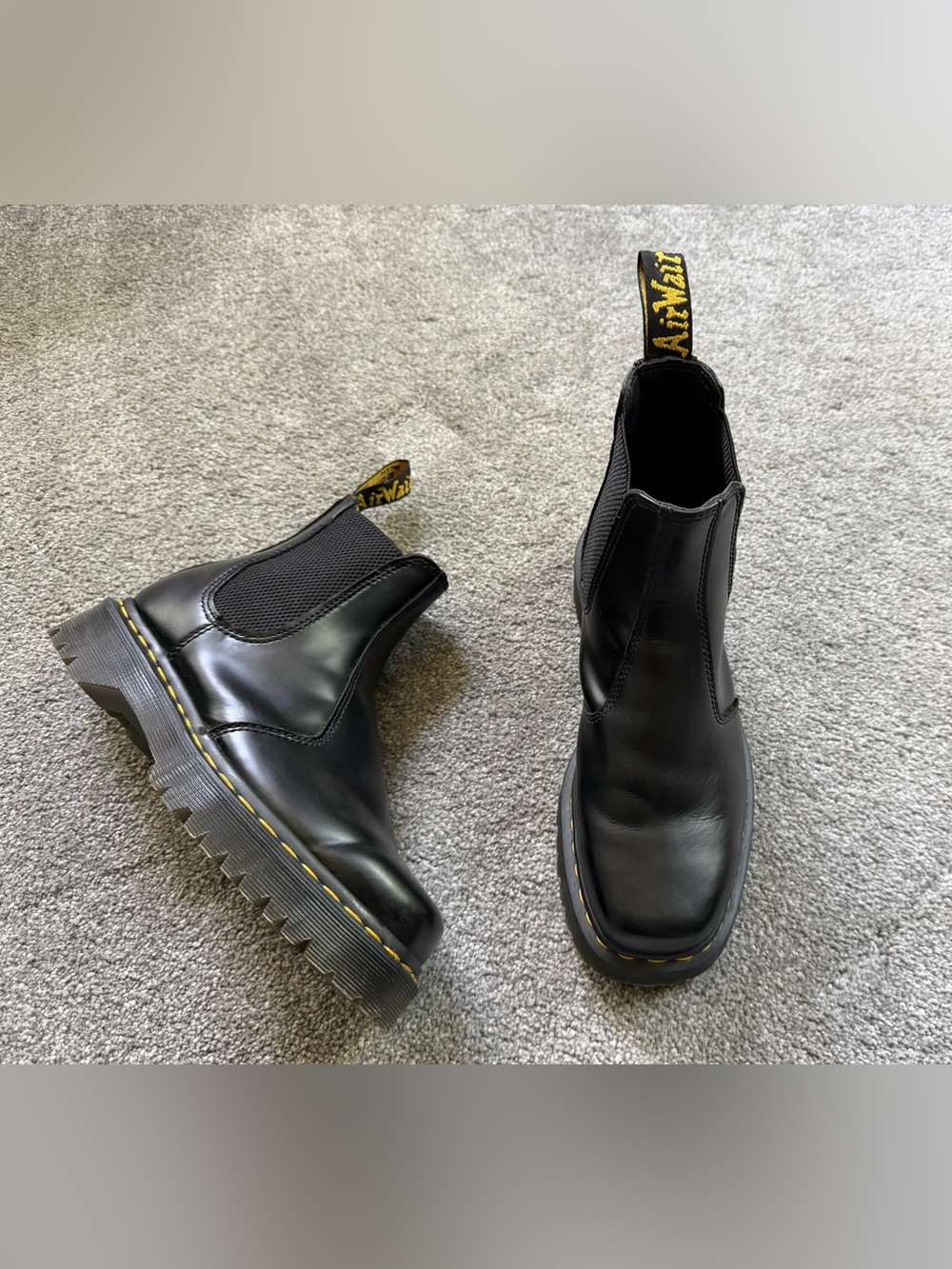Size 7 Mens 8 Womens - Dr. Martens 2976 Bex Squared Chelsea boots
